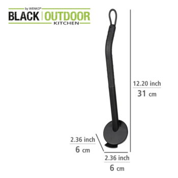 Čierna kefa na umývanie riadu Wenko Black Outdoor Kitchen Cuvo – Obrázok 5