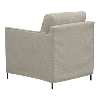 Béžové kreslo Petito – Furninova – Obrázok 4