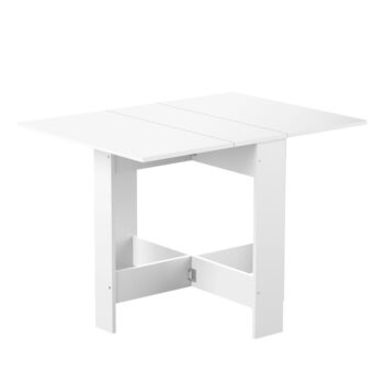 Rozkladací jedálenský stôl s bielou doskou 76x28 cm Papillon – TemaHome - Image 5
