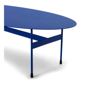 Modrý kovový konferenčný stolík 39x120 cm Mira – Spinder Design – Obrázok 7