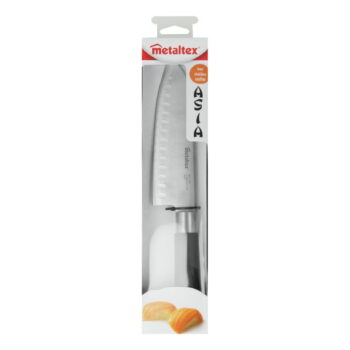 Kuchynský nôž japonského typu Metaltex Santoku, dĺžka 30 cm - Image 3