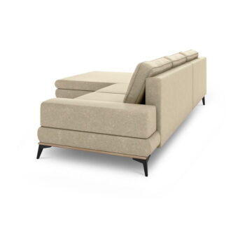 Béžová rozkladacia rohová pohovka Windsor & Co Sofas Planet, ľavý roh – Obrázok 3
