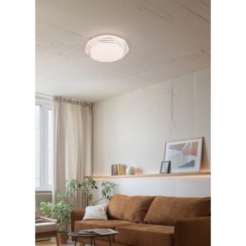Biele LED stropné svietidlo ø 38 cm Dizzy – Trio - Image 4
