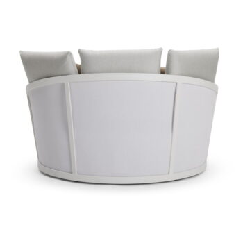 Krémovobiele polstrované záhradné ležadlo Cielo - Diphano - Image 3