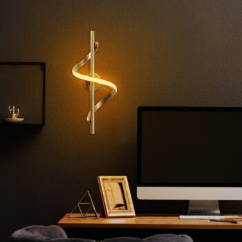 LED nástenné svietidlo v zlatej farbe ø 7 cm Likma – Opviq lights - Image 4