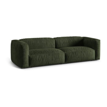 Zelená pohovka z textílie bouclé 240 cm Martina – Micadoni Home - Image 2