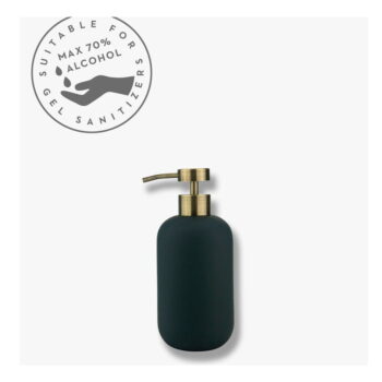 Antracitovosivý keramický dávkovač mydla 200 ml Lotus – Mette Ditmer Denmark – Obrázok 4