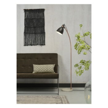 Čierno-sivá stojacia lampa s betónovým tienidlom (výška 145 cm) Denver – it's about RoMi - Image 5