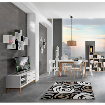 Jedálenský stôl s bielou doskou 90x160 cm Kyra – Tomasucci - Image 5