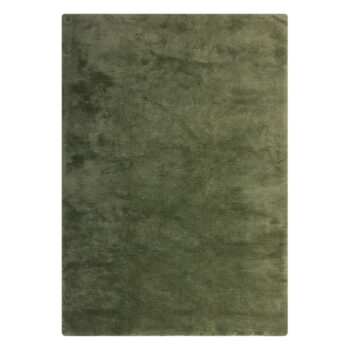 Tmavozelená syntetická kožušina 200x290 cm Faroe Wool Look Fur – Flair Rugs - Image 6