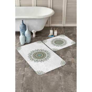 Biele kúpeľňové predložky v súprave 2 ks 60x100 cm – Mila Home - Image 3