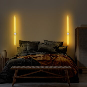 Biele LED nástenné svietidlo ø 7 cm Sword – Opviq lights - Image 6