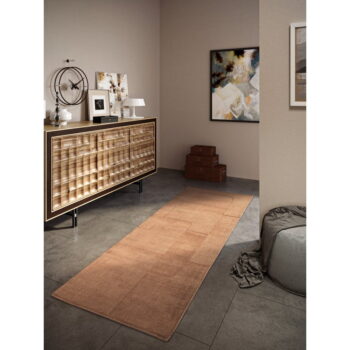 Hnedý ručne tkaný vlnený behúň 80x250 cm Charlotte – Villeroy&Boch - Image 2