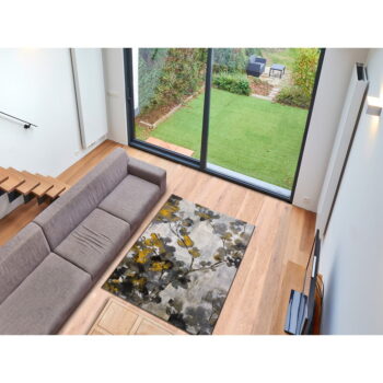 Žlto-šedý koberec Universal Bukit Mustard, 140 x 200 cm – Obrázok 2
