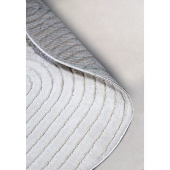 Biely okrúhly koberec ø 160 cm Panglao New York White – Elle Decoration – Obrázok 7