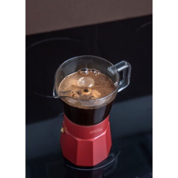 Červená moka kanvička z nerezovej ocele 0.29 l La Cafetiere Verona - Kitchen Craft – Obrázok 6