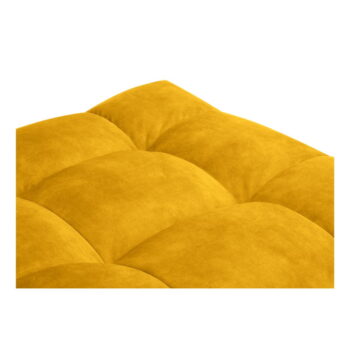 Žltý zamatový puf Windsor & Co Sofas Vesta - Image 4