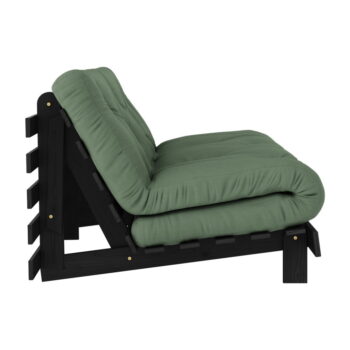 Zelená rozkladacia pohovka 160 cm Roots Black Night – Karup Design - Image 3