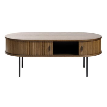 Konferenčný stolík v dekore duba v prírodnej farbe 60x120 cm Nola – Unique Furniture - Image 5
