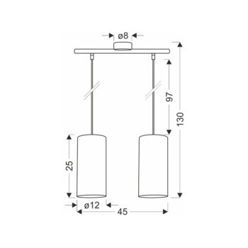 Závesné svietidlo v prírodnej farbe ø 12 cm Aragona – Candellux Lighting - Image 3
