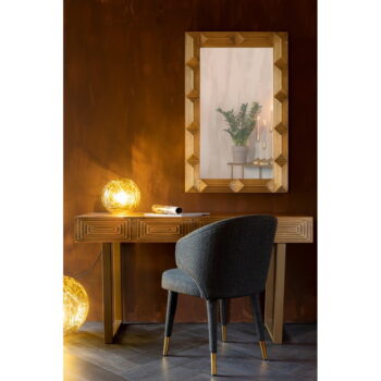 Stolová lampa v zlatej farbe Dutchbone Lune, ø 39 cm - Image 2