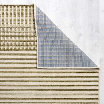 Zelený umývateľný koberec zo ženilky 80x160 cm Elton – Flair Rugs - Image 4