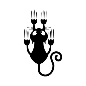 Samolepka Ambiance Sliding Cat – Obrázok 2