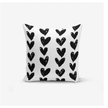 Sada 3 obliečok na vankúše Minimalist Cushion Covers BW With Hint Of Gold, 45 x 45 cm - Image 2
