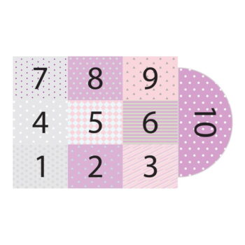 Adhezívny vinylový detský koberec Ambiance Hopscotch Girly – Obrázok 2