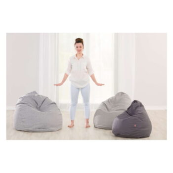 Ružový detský sedací vak Magic - Yellow Tipi – Obrázok 3