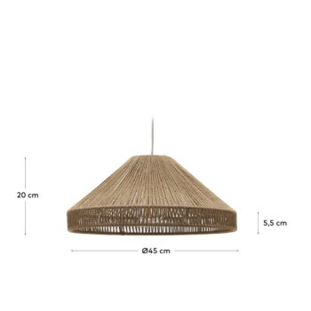 Tienidlo v prírodnej farbe ø 45 cm Pontos – Kave Home - Image 7