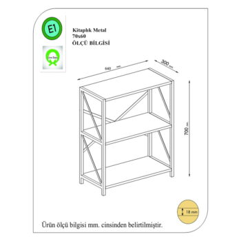 Čierno-hnedý regál v dekore borovice 64x70 cm Lions - Gauge Concept – Obrázok 5