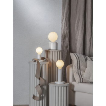 Biela lampová noha 10 cm Glans – Star Trading - Image 5