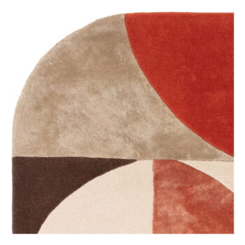 Vlnený koberec v tehlovej farbe 160x230 cm Spice – Asiatic Carpets - Image 4