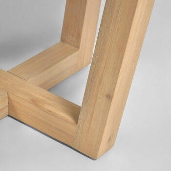 Tmavosivý záhradný stôl s doskou z kameňa Kave Home Shanelle, ø 120 cm – Obrázok 4