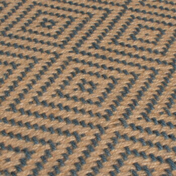 Jutový koberec v modro-prírodnej farbe 160x230 cm Diamond – Flair Rugs - Image 3