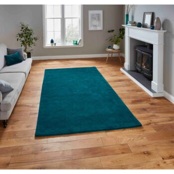 Modrý vlnený koberec Think Rugs Kasbah, 150 x 230 cm - Image 8