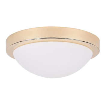 Stropné svietidlo v zlatej farbe so skleneným tienidlom ø 28 cm Roda - Candellux Lighting
