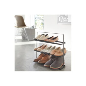 Čierny kovový stojan na topánky Tower Shoe Rack – YAMAZAKI – Obrázok 3