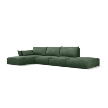 Tmavozelená rohová pohovka (ľavý roh) Vanda - Mazzini Sofas - Image 2