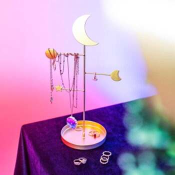 Kovový stojan na šperky v zlatej farbe Sass & Belle Celestial - Image 3