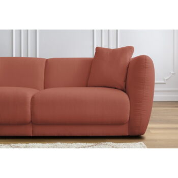 Červená pohovka 230 cm Bourbon - Bobochic Paris – Obrázok 8