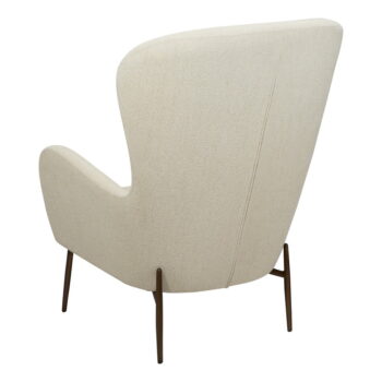 Krémové kreslo z textílie buklé Glam – DAN-FORM Denmark - Image 4