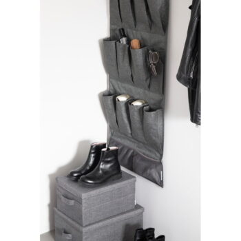 Sivý látkový úložný box s vekom 34x45x25 cm Soft Storage – Bigso Box of Sweden - Image 2