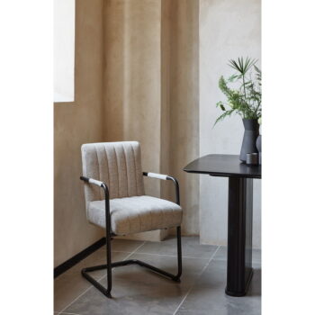 Béžová jedálenská stolička Trout – Unique Furniture – Obrázok 5