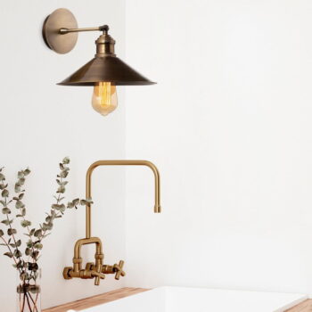 Nástenné svietidlo v bronzovej farbe ø 24 cm Sivani – Opviq lights - Image 3