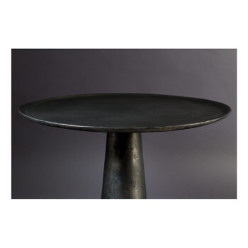 Kovový odkladací stolík v striebornej farbe Dutchbone Brute, ⌀ 63 cm – Obrázok 2