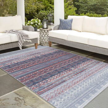 Fialovo-sivý prateľný koberec 120x180 cm Vintage Stripe – Mila Home - Image 2