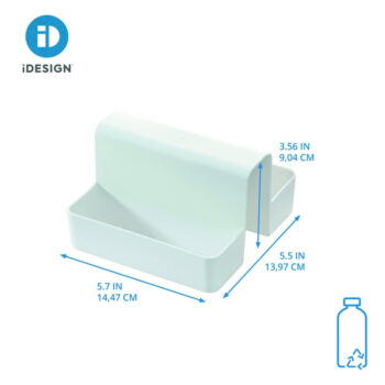 Samodržiaci držiak na hubku z recyklovaného plastu Eco System – iDesign - Image 4
