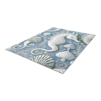 Modrý detský koberec 133x190 cm Seahorse – FD - Image 5